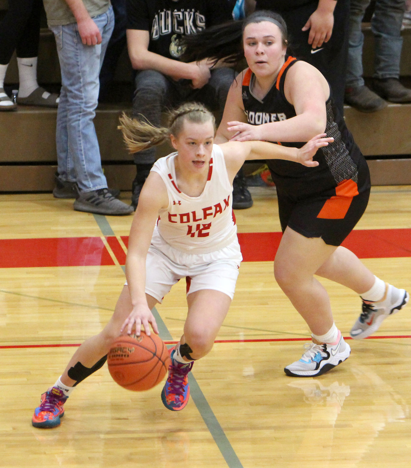 Bloomer girls basketball at Colfax 11-22-21